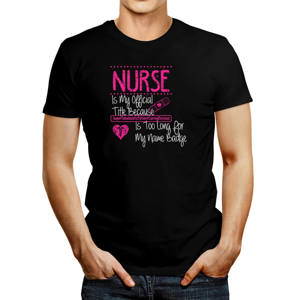Polo de Hombre Idakoos Nurse My Official Title