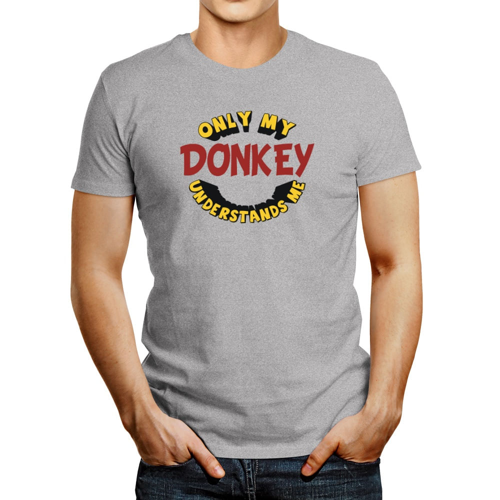 Polo de Hombre Idakoos Only My Donkey Understands Me