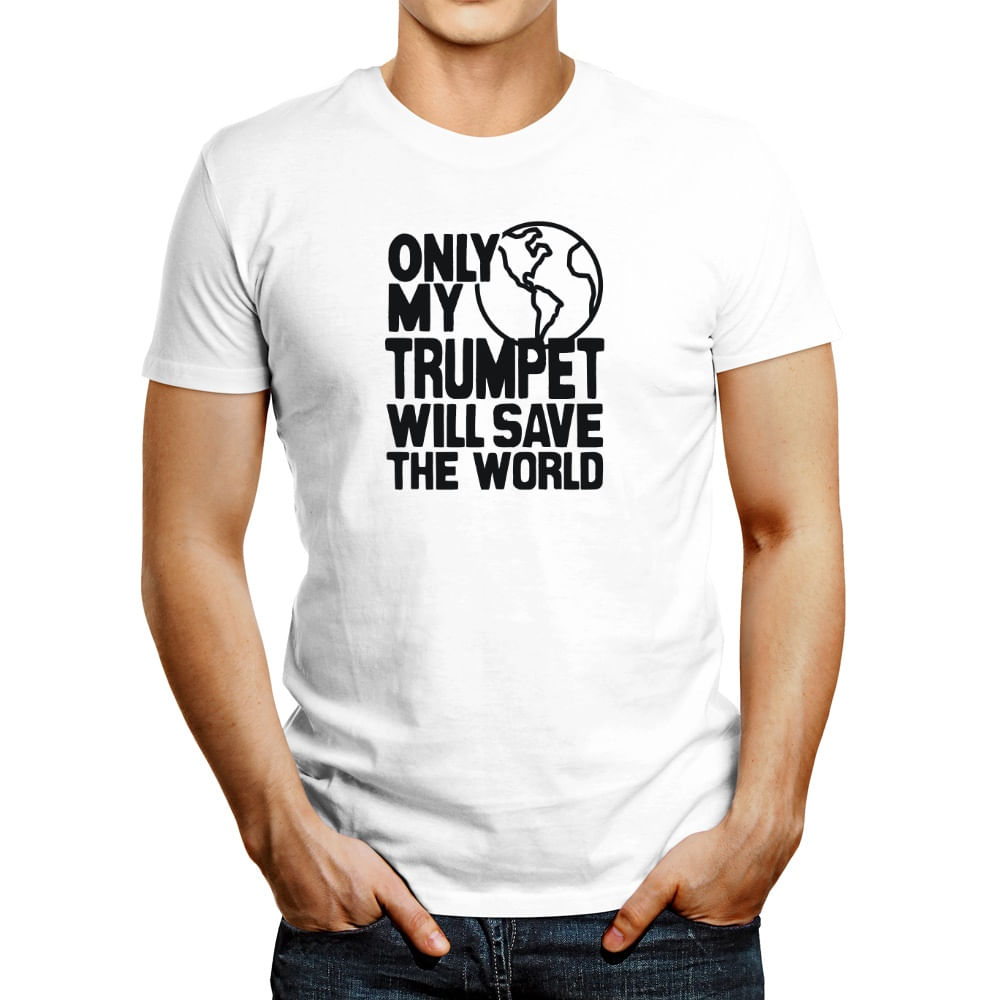 Polo de Hombre Idakoos Only My Trumpet Will Save The World