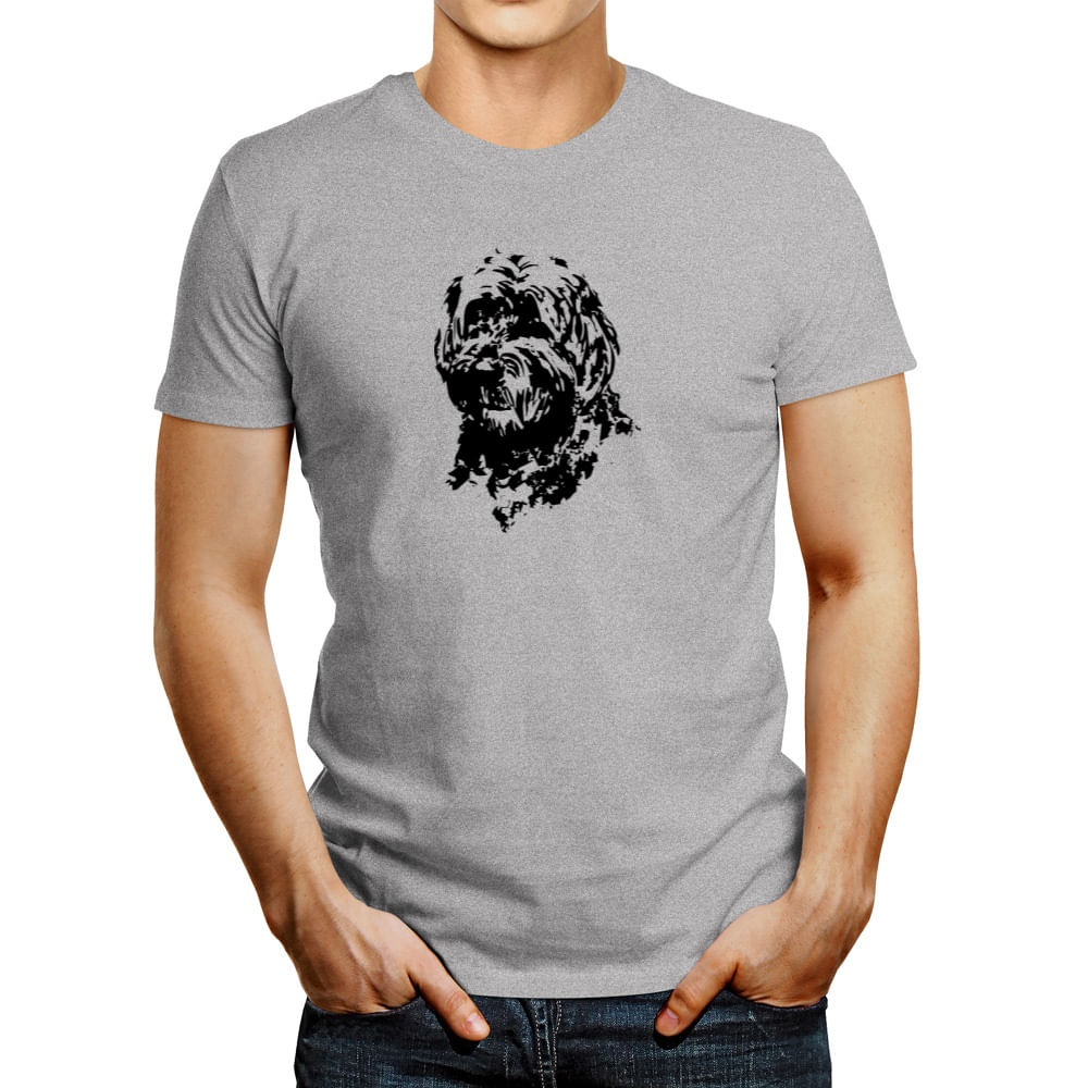 Polo de Hombre Idakoos Portuguese Water Dog Face Special Graphic