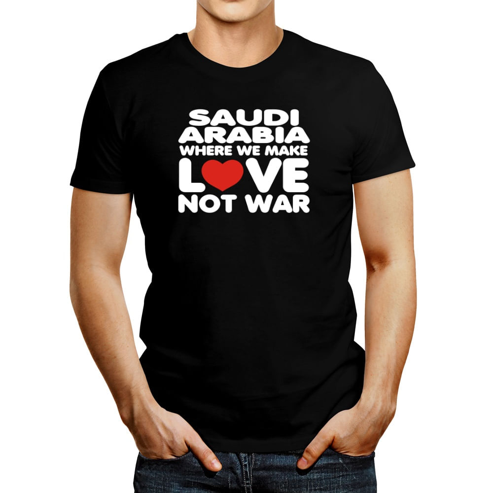 Polo de Hombre Idakoos Saudi Arabia Where We Make Love Not War