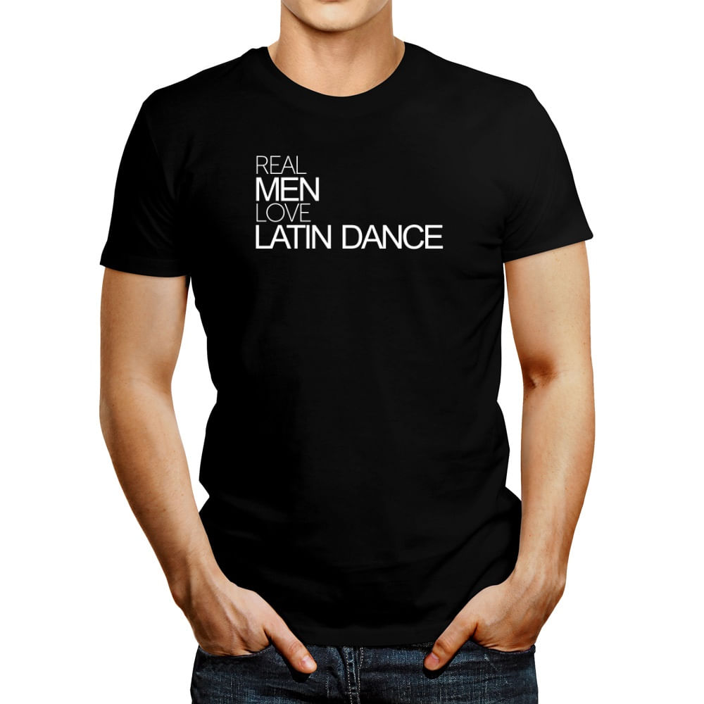 Polo de Hombre Idakoos Real Men Love Latin Dance