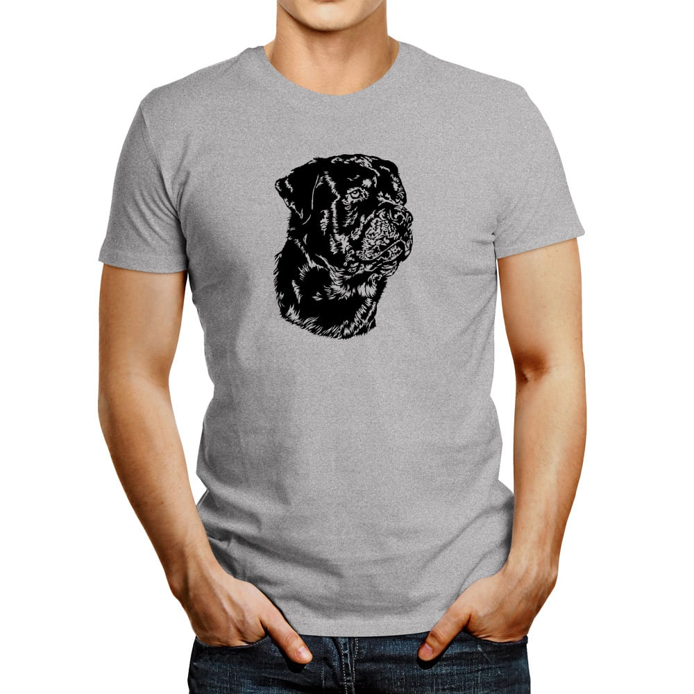 Polo de Hombre Idakoos Rottweiler Face Special Graphic