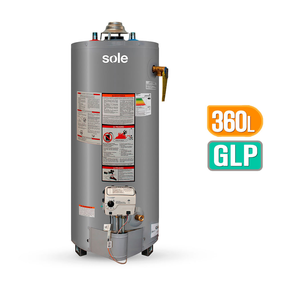 Terma a gas GLP Acumulación 360 litros Sole