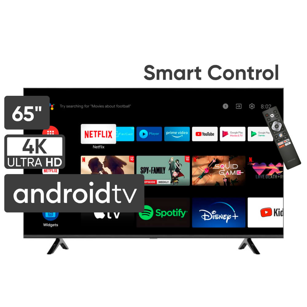 Televisor BLACKLINE LED 65'' UHD 4K Smart TV 65D6100