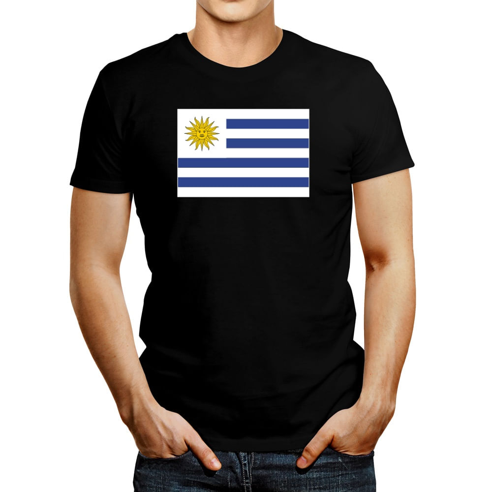 Polo de Hombre Idakoos Uruguay Flag