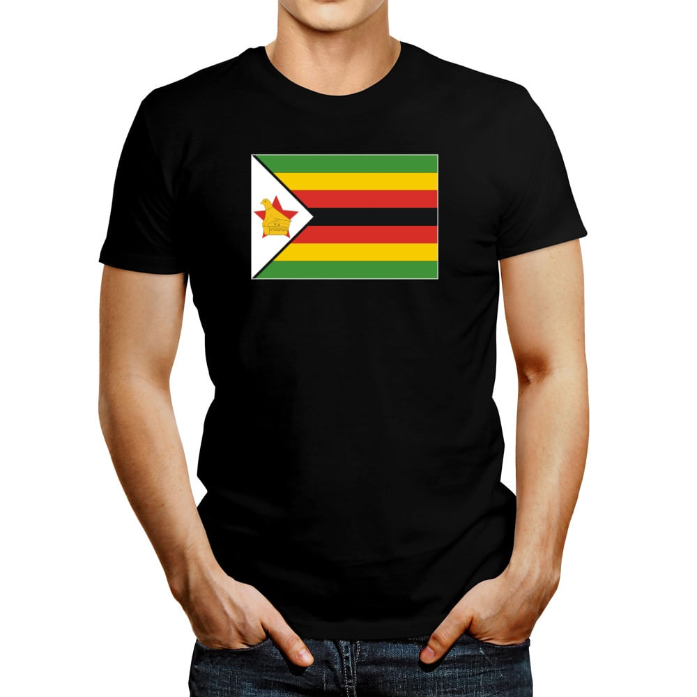 Polo de Hombre Idakoos Zimbabwe Flag