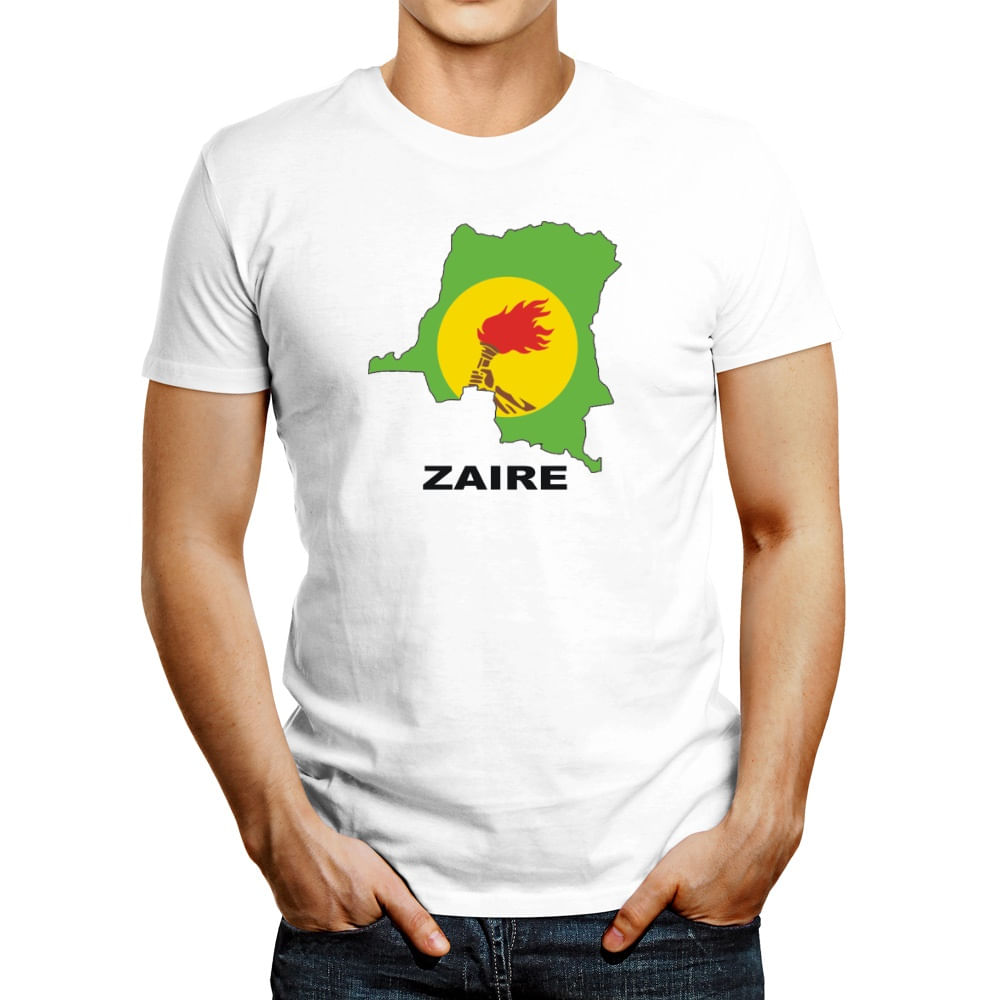 Polo de Hombre Idakoos Zaire Country Map Color