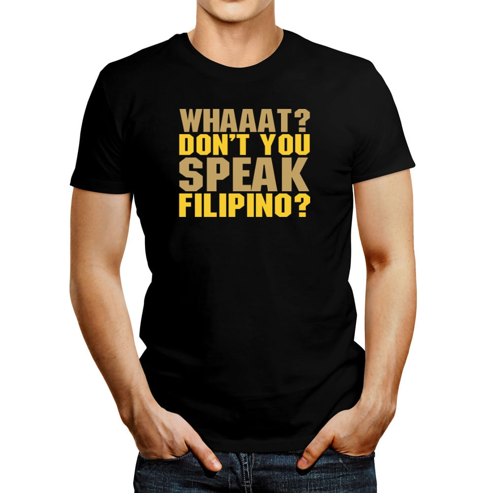 Polo de Hombre Idakoos Whaaat? Don'T You Speak Filipino?
