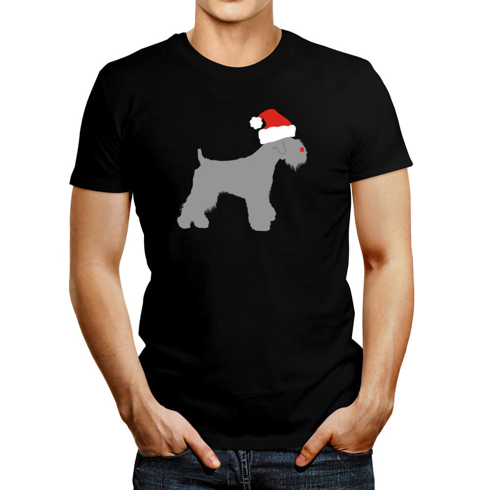 Polo de Hombre Idakoos Wheaton Terrier Christmas