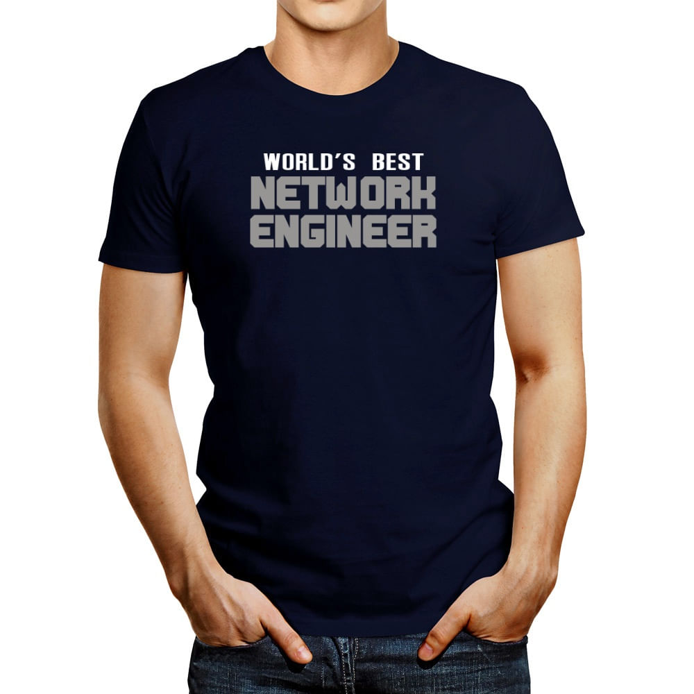 Polo de Hombre Idakoos World'S Best Network Engineer