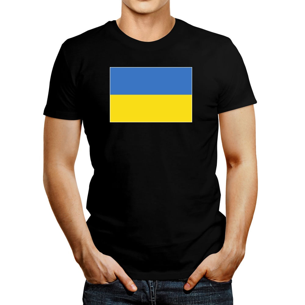 Polo de Hombre Idakoos Ukraine Flag