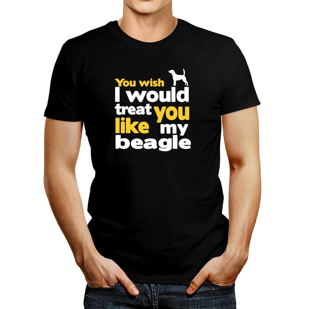 Polo de Hombre Idakoos You Wish I Would Treat You Like My Beagle