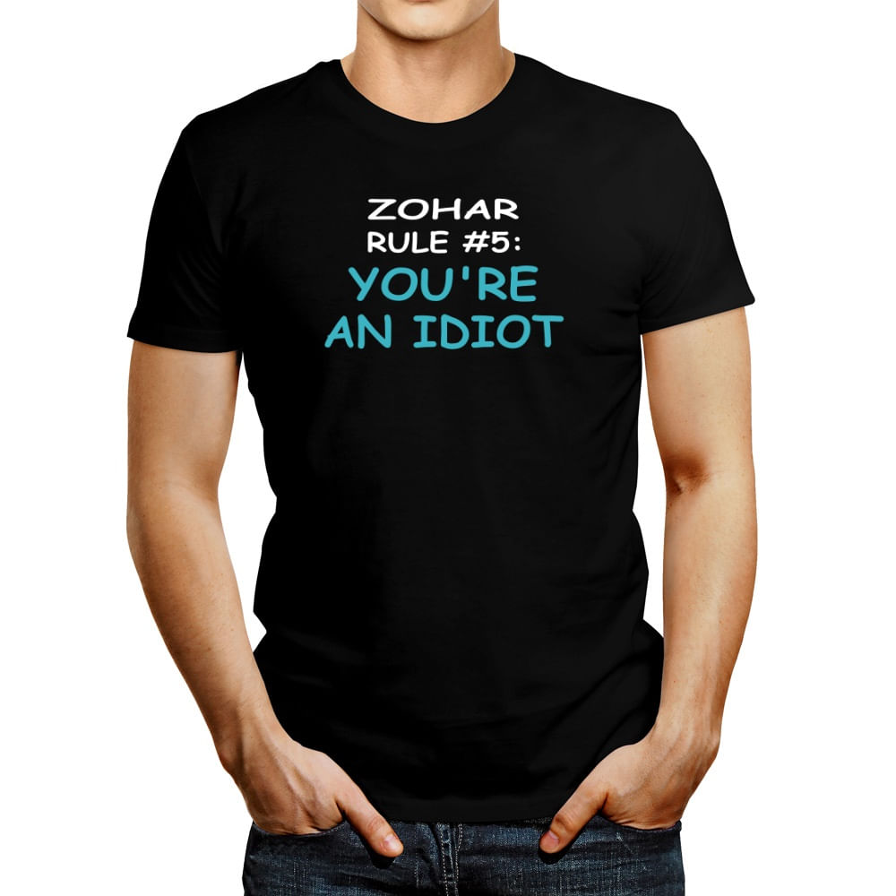 Polo de Hombre Idakoos Zohar Rule #5 You'Re An Idiot