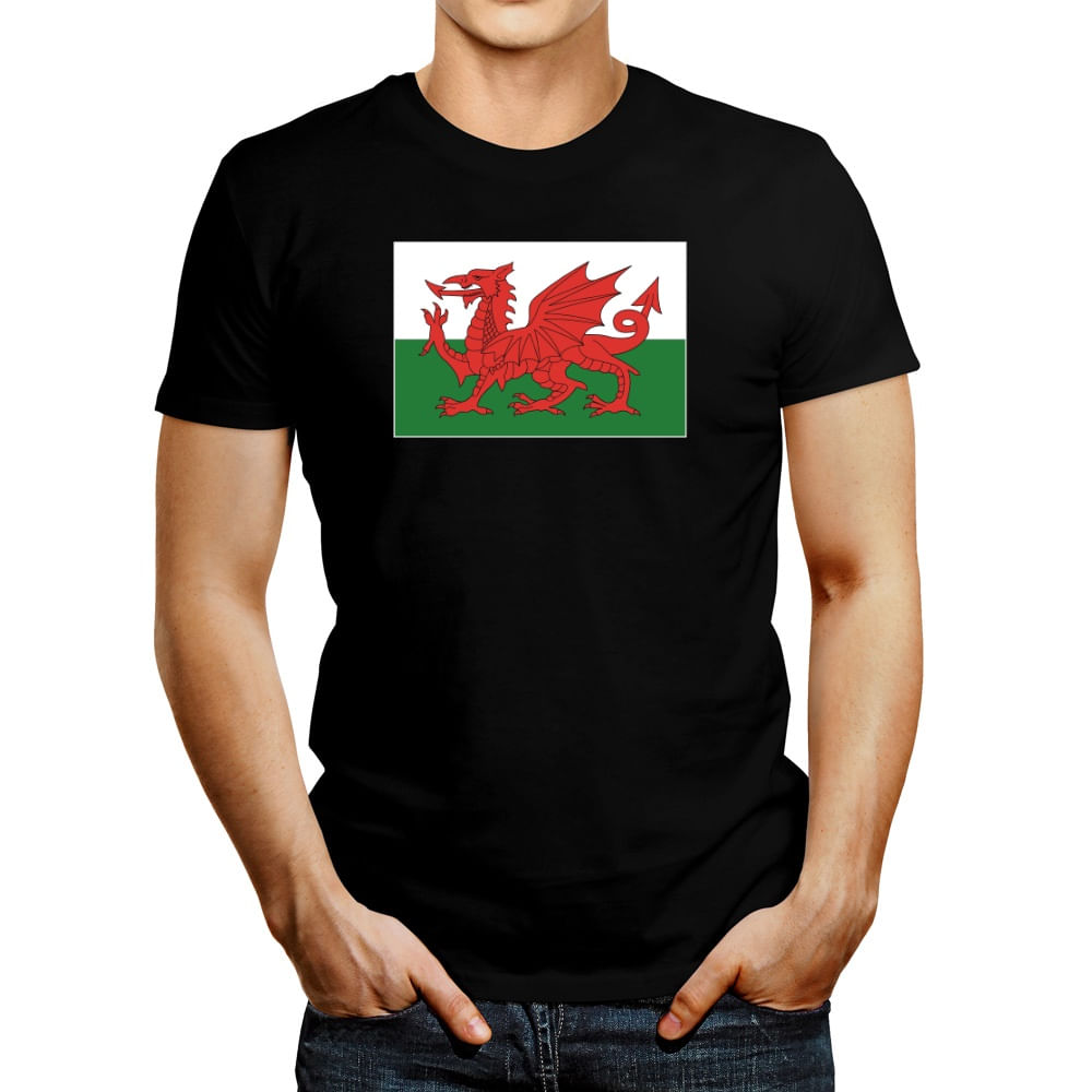 Polo de Hombre Idakoos Wales Flag