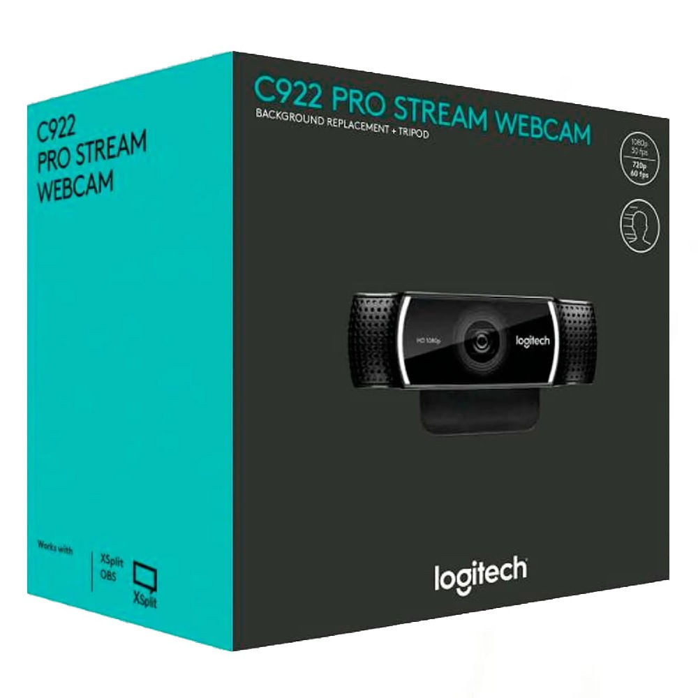 Webcam Logitech C922 Pro Stream, Full HD 1080P