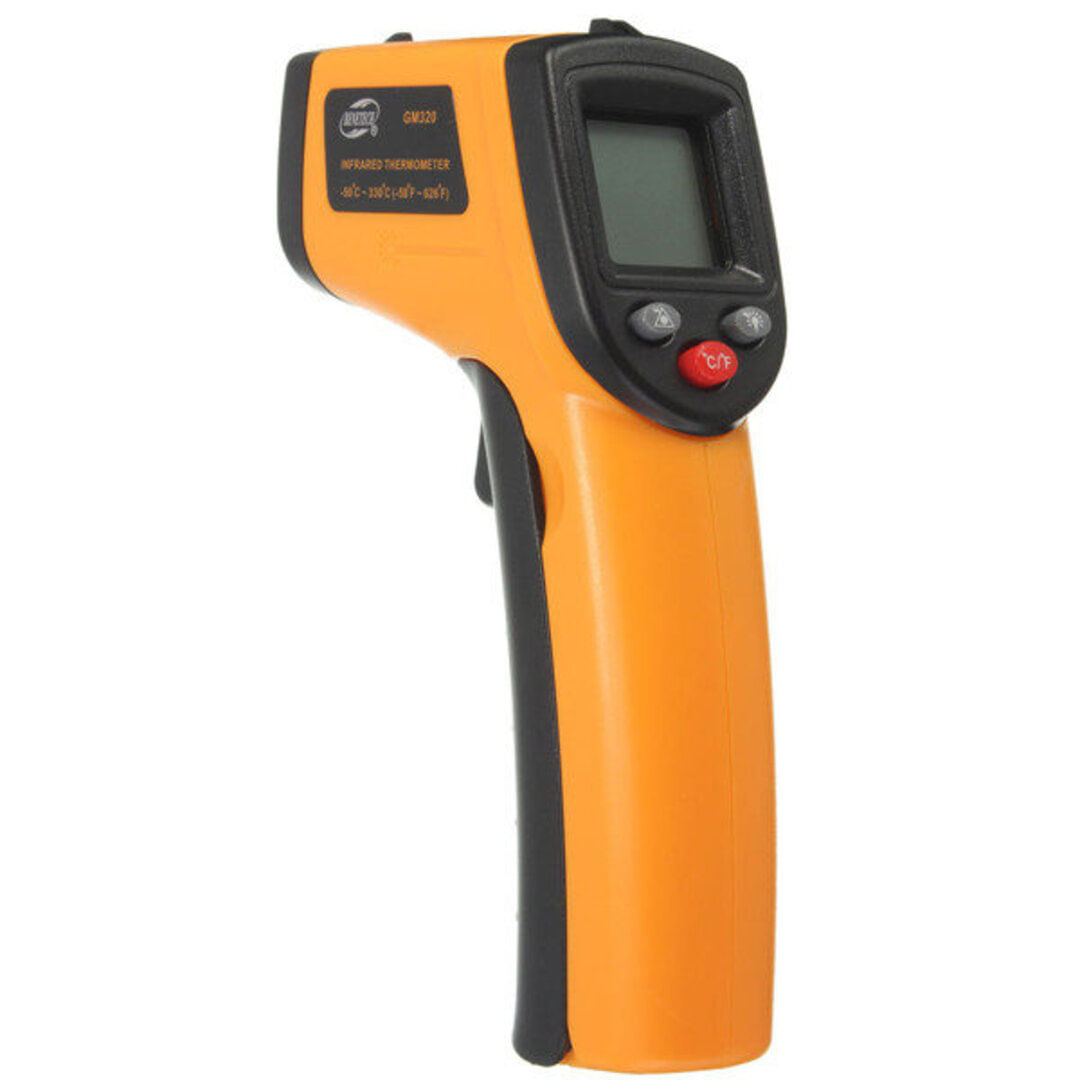 Pirómetro Termómetro Digital Infrarojo Láser Industrial GM320 -50 a 380°C