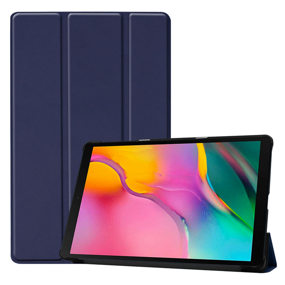 Funda for Samsung Galaxy Tab A7 - 10.4" Imantado Color Azul Resistente a Caidas y Golpes