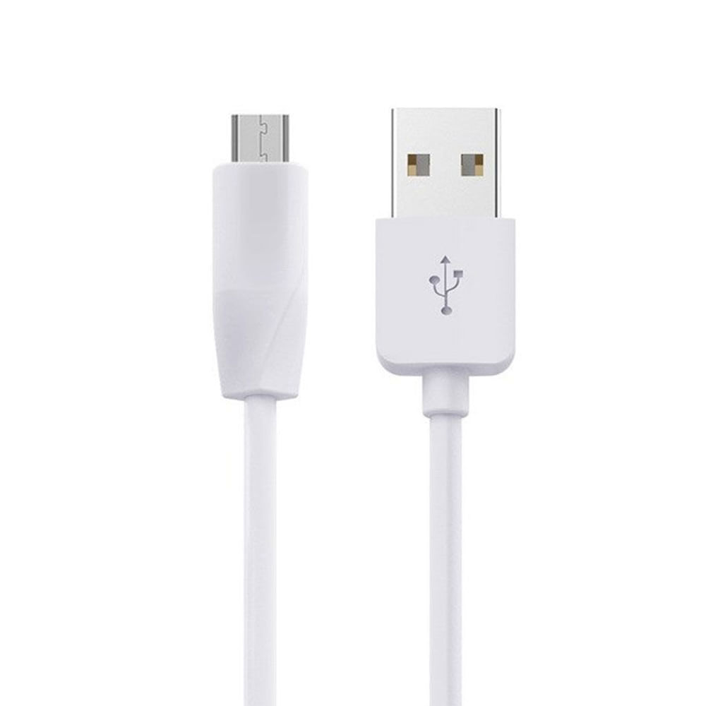 Cable USB A Micro USB V8 2m Hoco X1 Blanco De Calidad y Durabilidad