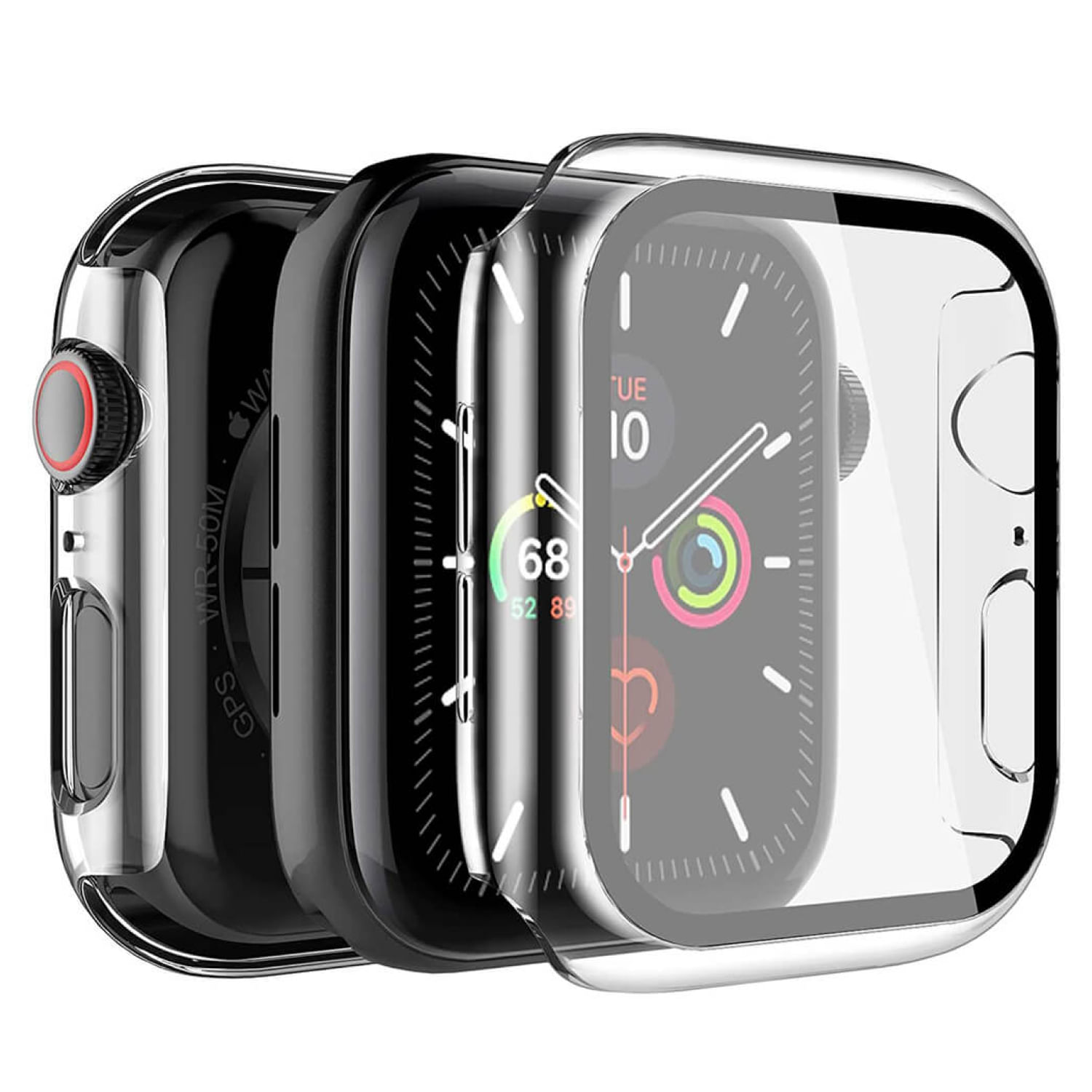 Case 360 Glass Para Apple Watch 42mm Transparente