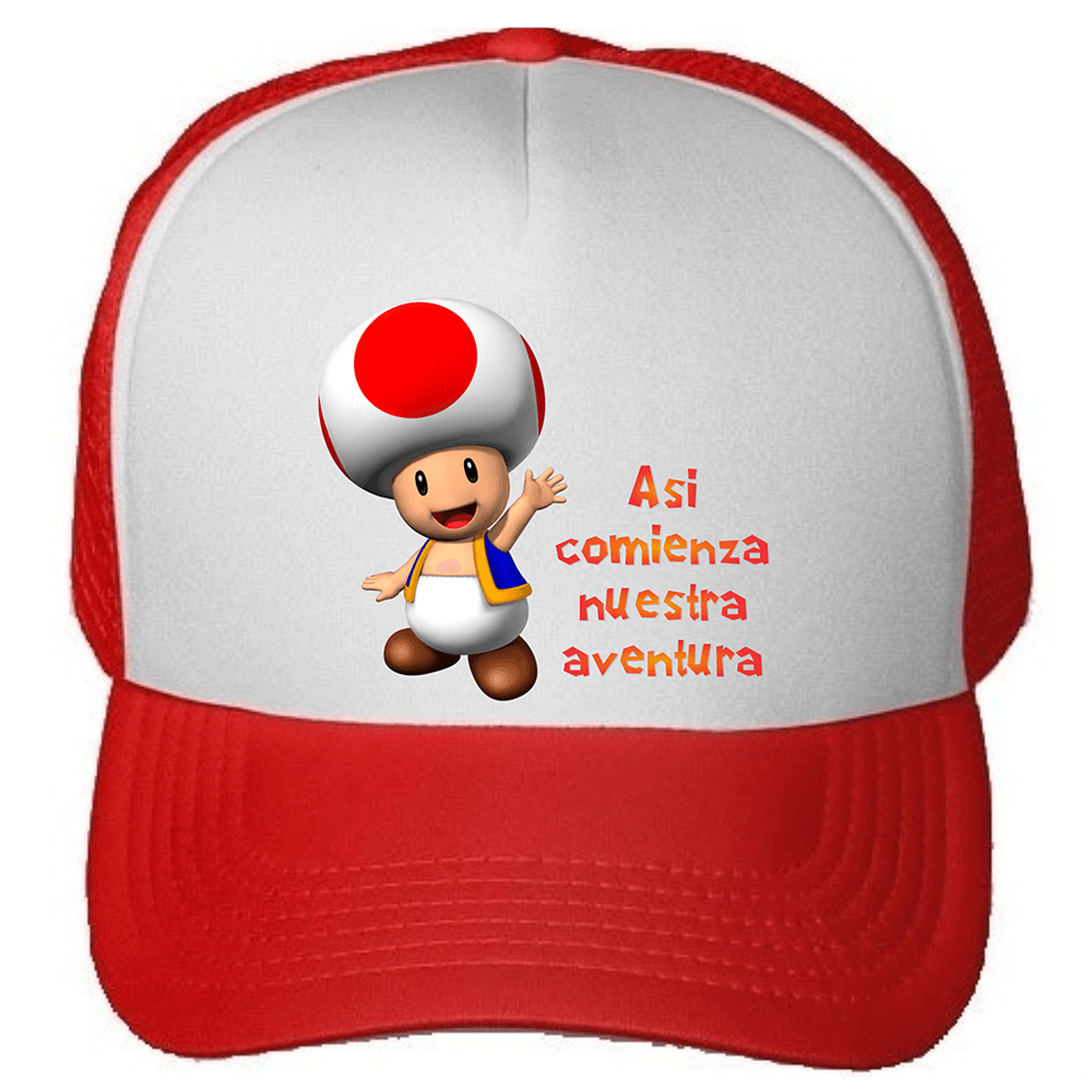 Gorra Honguito Mario Bros