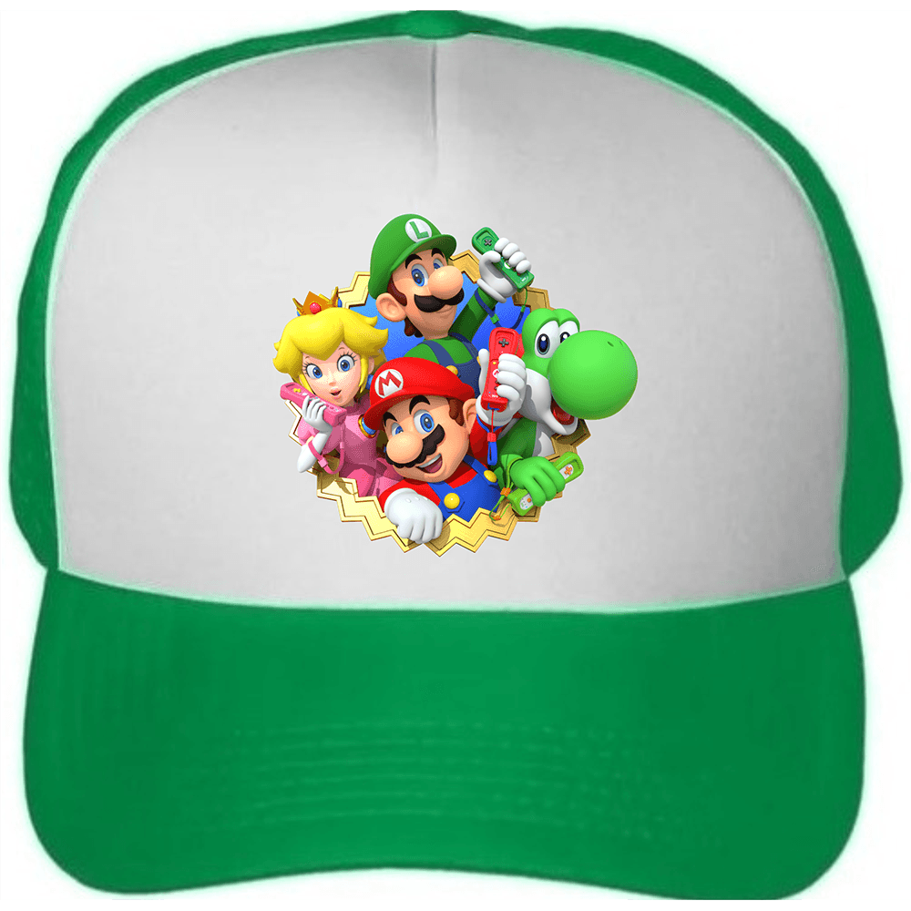 Gorra Mario Bros Color Verde