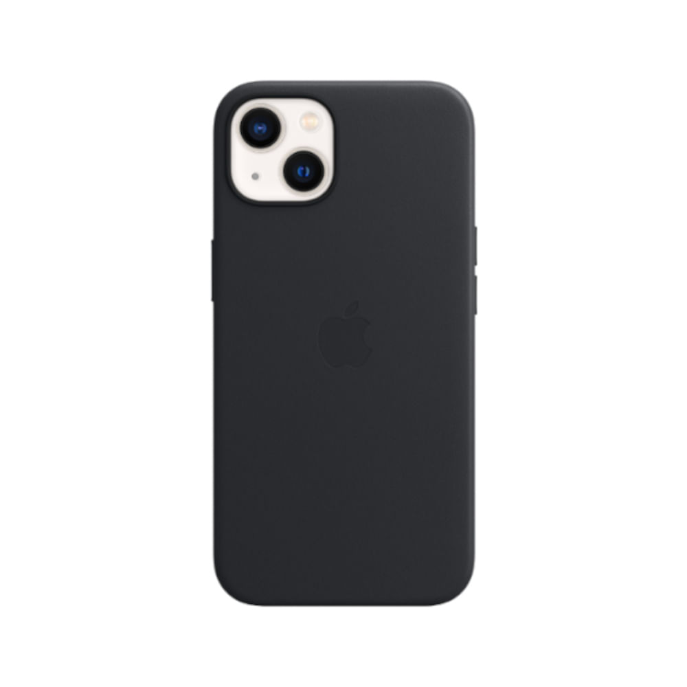 Case Compatible con iPhone 13 de Cuero con Magsafe Leather Case Negro