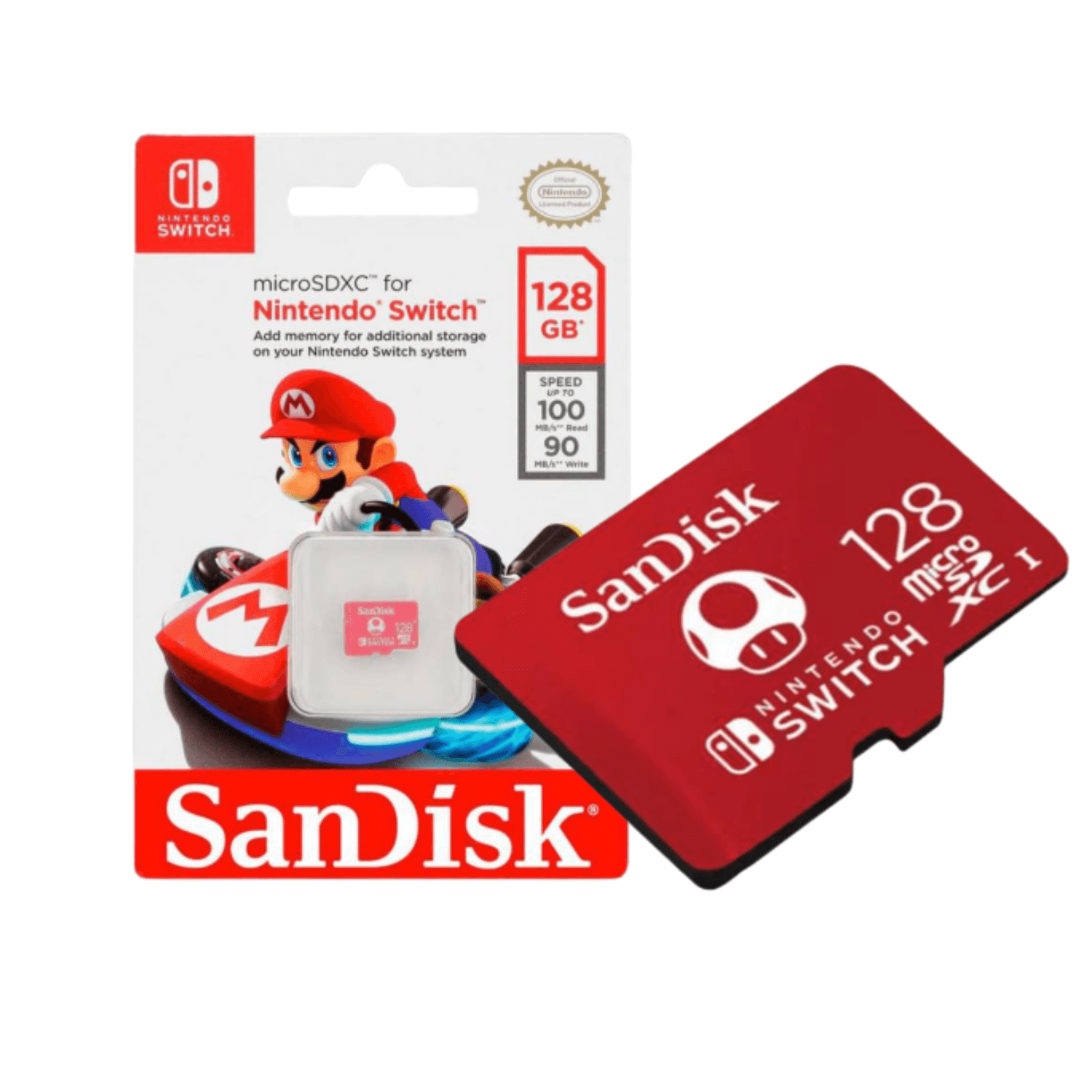 Memoria Flash Sandisk 128gb Nintendo Switch Con Licencia