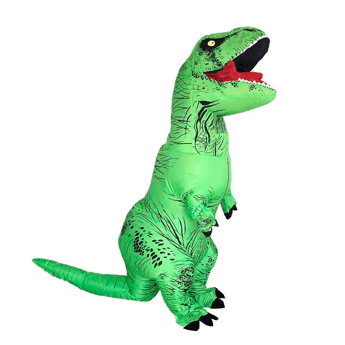Disfraz Dinosaurio Rex Verde Claro Inflable Adulto Halloween Cosplay
