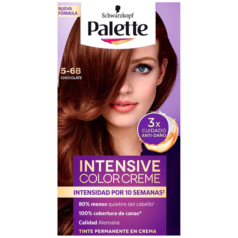 Tinte Capilar PALETTE Color Creme 5-68 Chocolate Caja 50ml