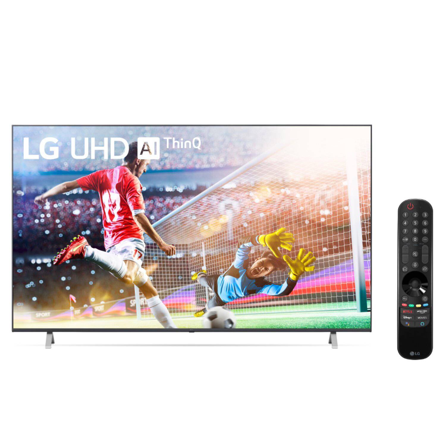 Televisor de 55" LED UHD 4K Smart Tv WebOS ThinQ Al LG 55UP7760PSB