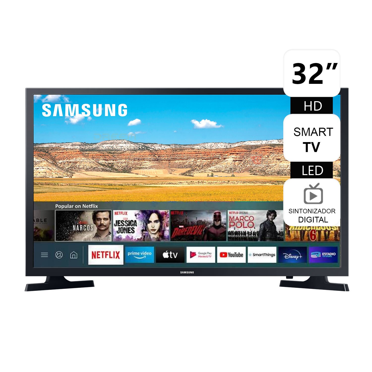 Televisor Samsung Smart TV 32" HD UN32T4202AG