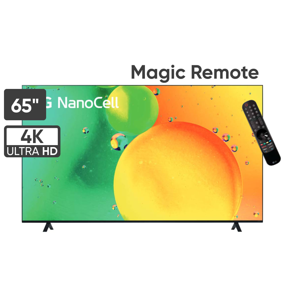 Televisor LG NanoCell 65" UHD 4K ThinQ AI 65NANO75SQA