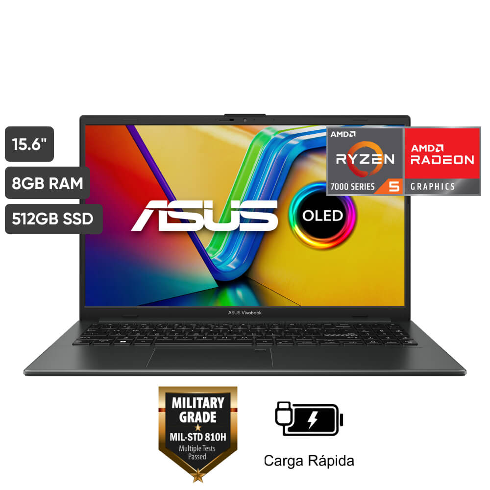 Laptop ASUS E1504FA-L1112W 15.6" AMD Ryzen 5 (7000 series) 8GB 512GB SSD