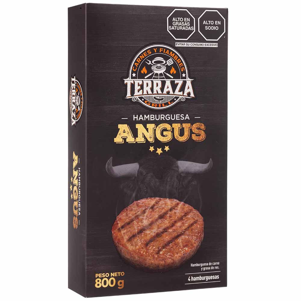 Hamburguesa Angus TERRAZA GRILL Caja 4un