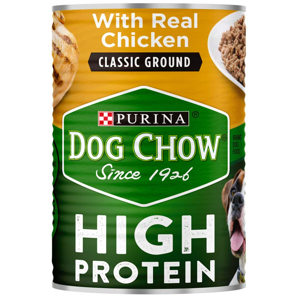 Alimento para Perros DOG CHOW Todas las Etapas Todas las Razas Pollo Molido Lata 368g