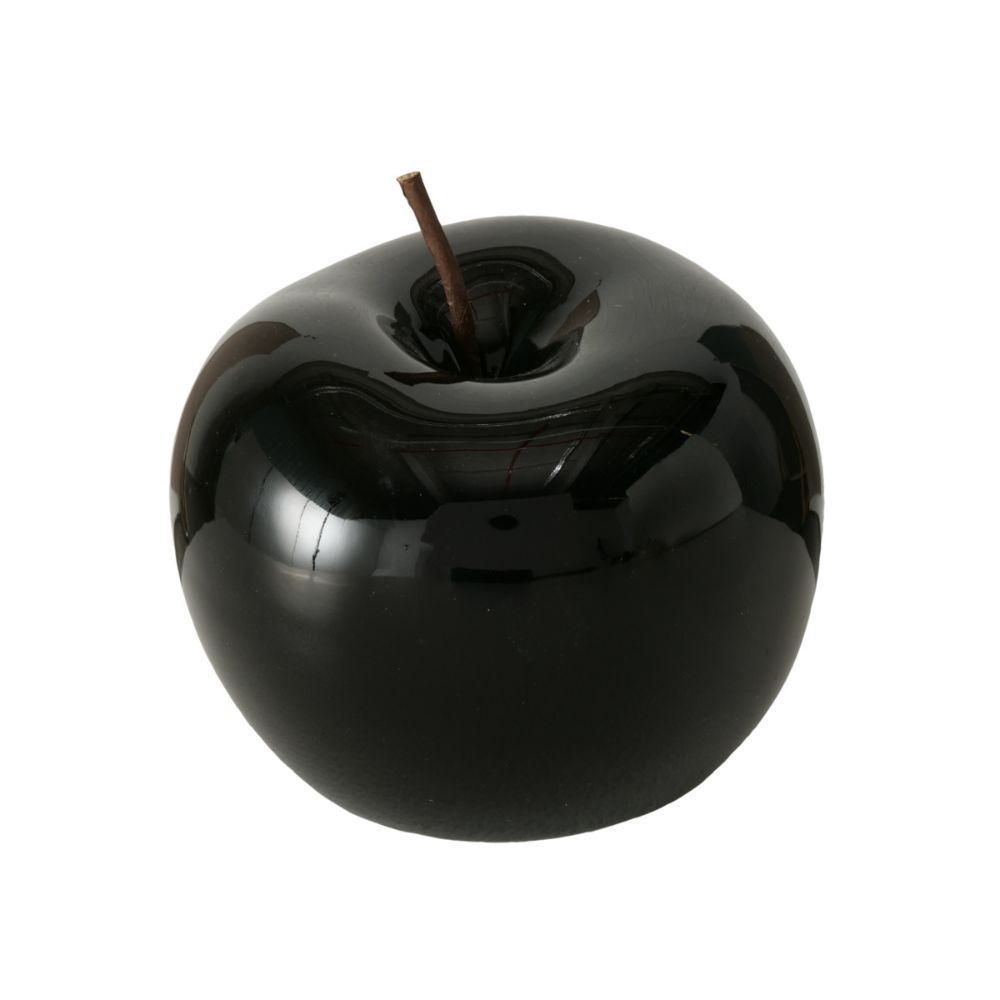 Adorno Manzana Negra 14 cm