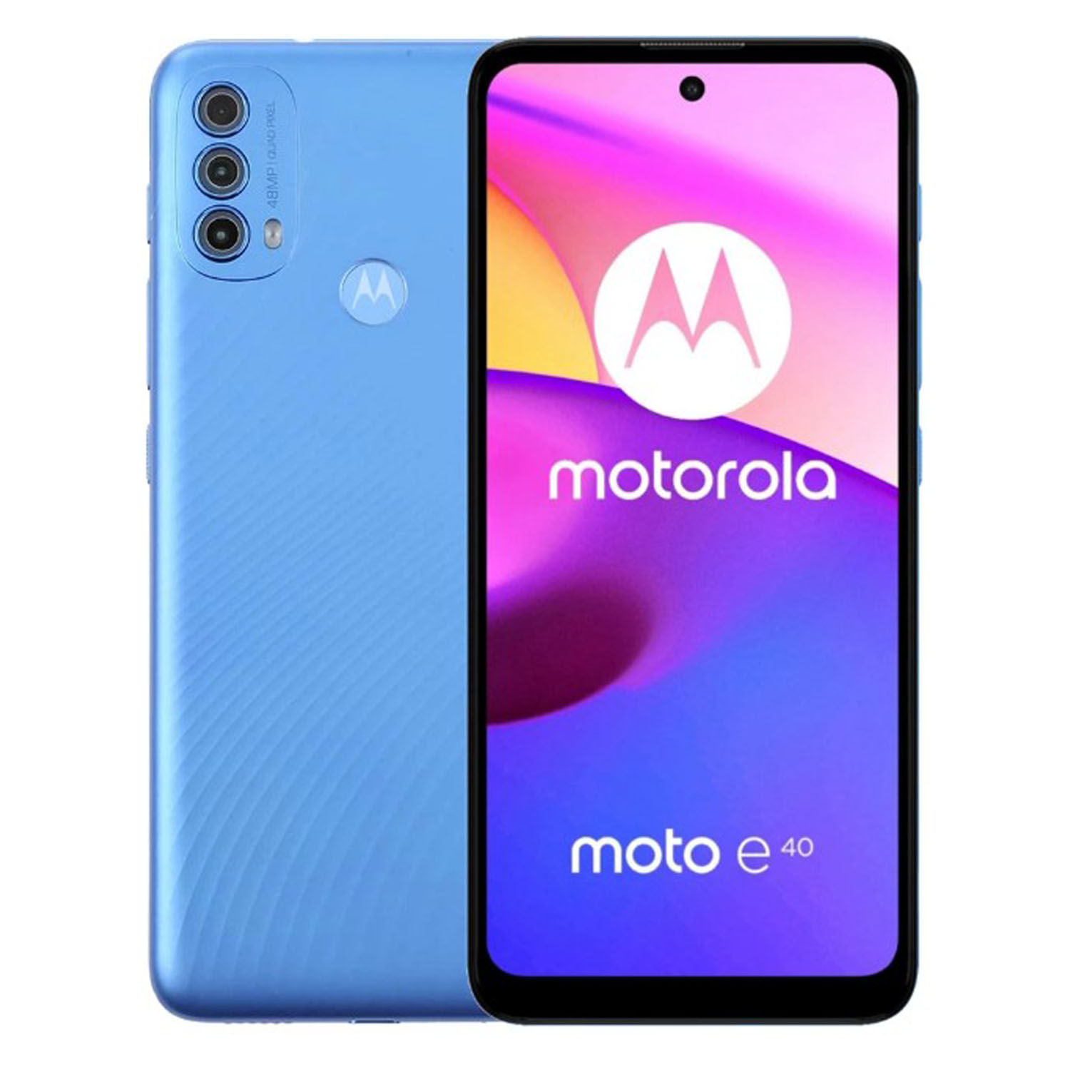 Celular Motorola Moto E40 4GB+64GB 48MP - Azul Digital