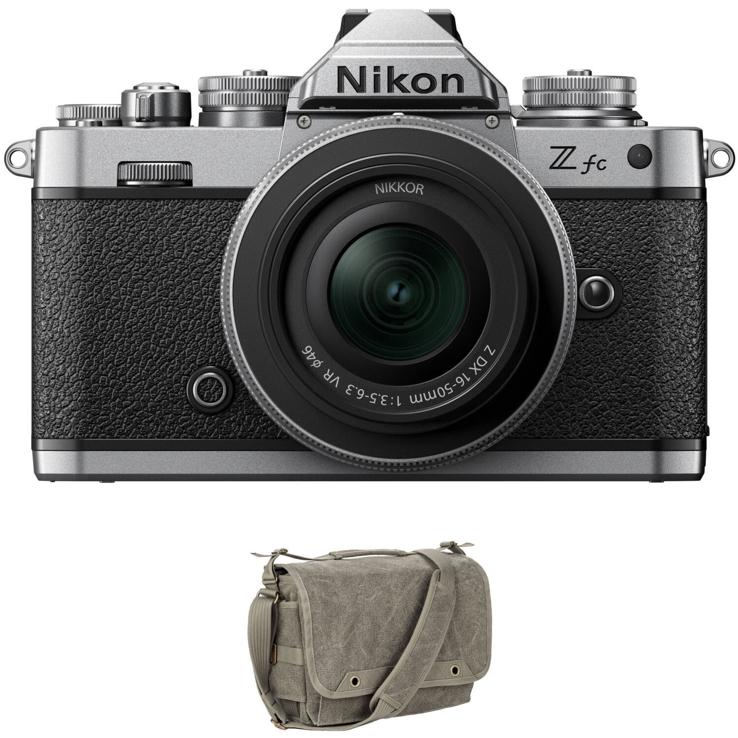 Cámara Mirrorless Nikon Zfc con Lente de 16 50Mm y Kit de Bolsa