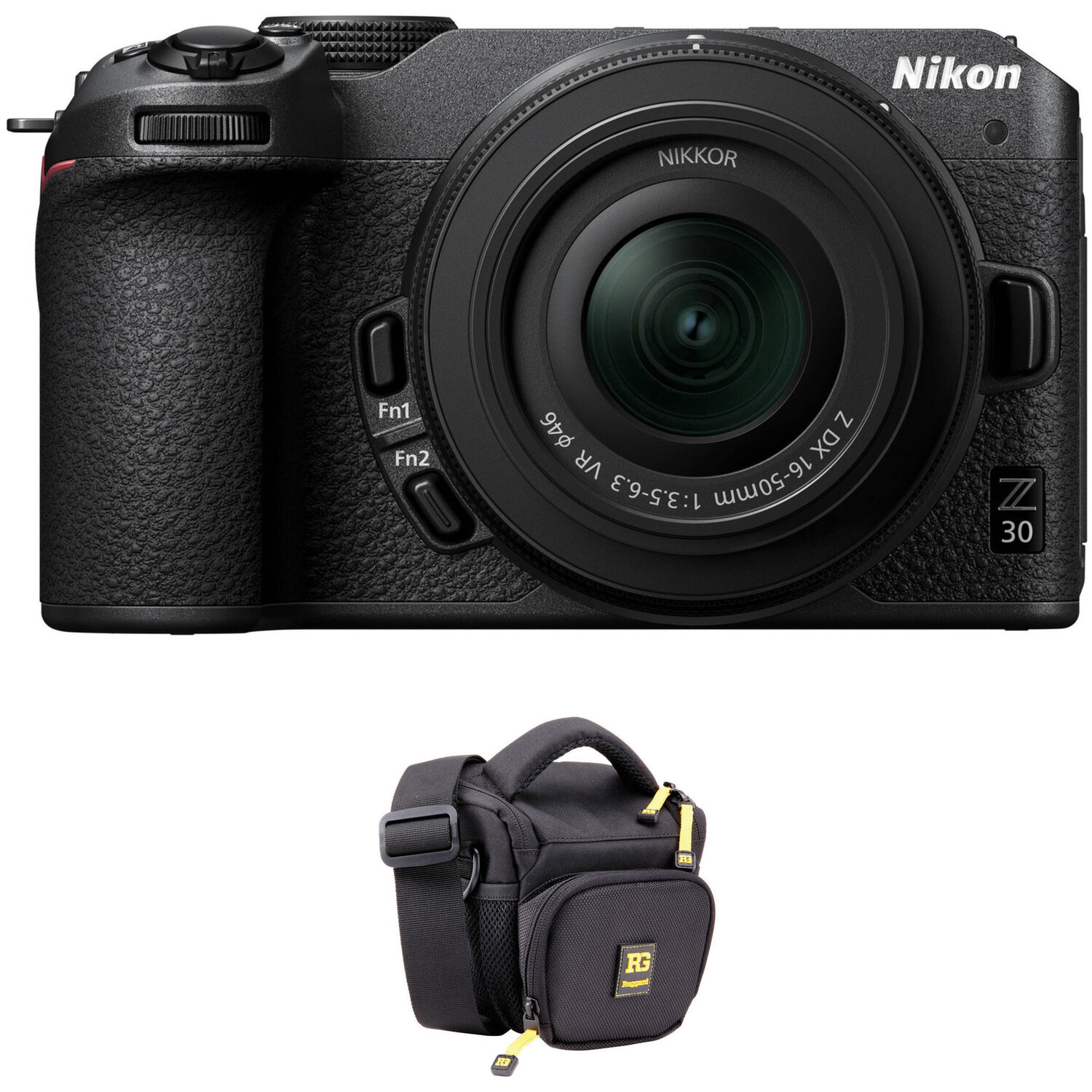 Cámara Mirrorless Nikon Z30 con Lente 16 50Mm y Kit de Accesorios
