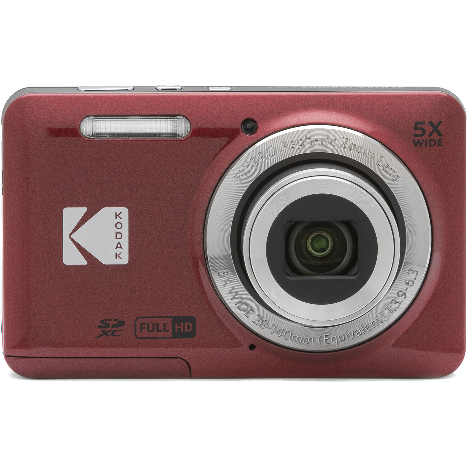 Cámara Digital Kodak Pixpro Fz55 Roja