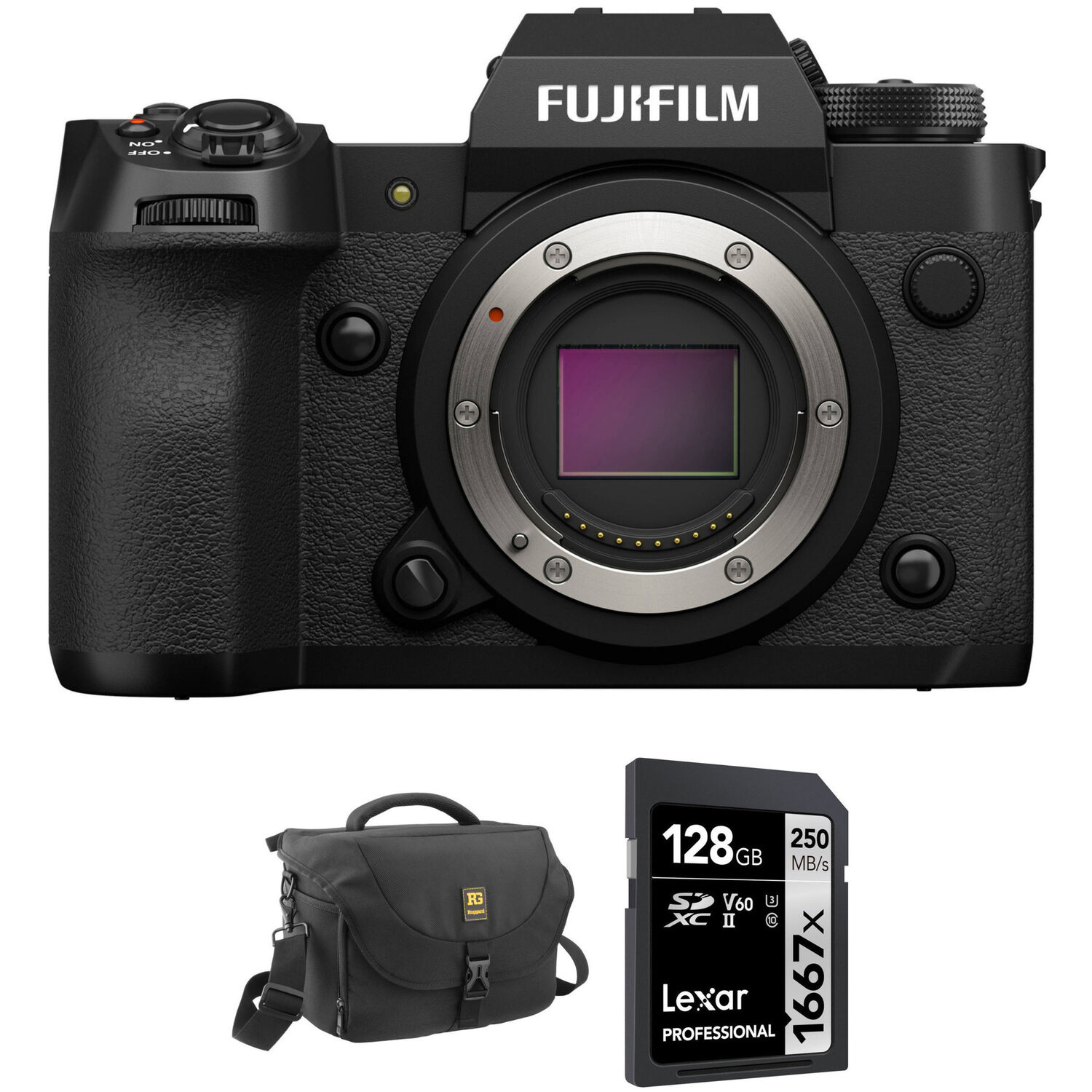 Cámara Mirrorless Fujifilm X H2 con Kit de Bolsa