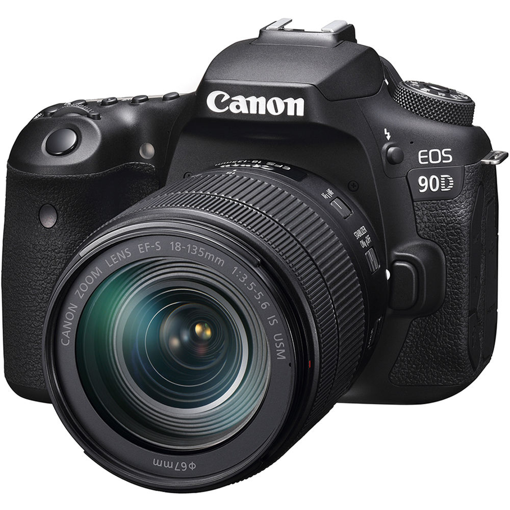 Cámara Réflex Digital Canon Eos 90D con Objetivo 18 135Mm