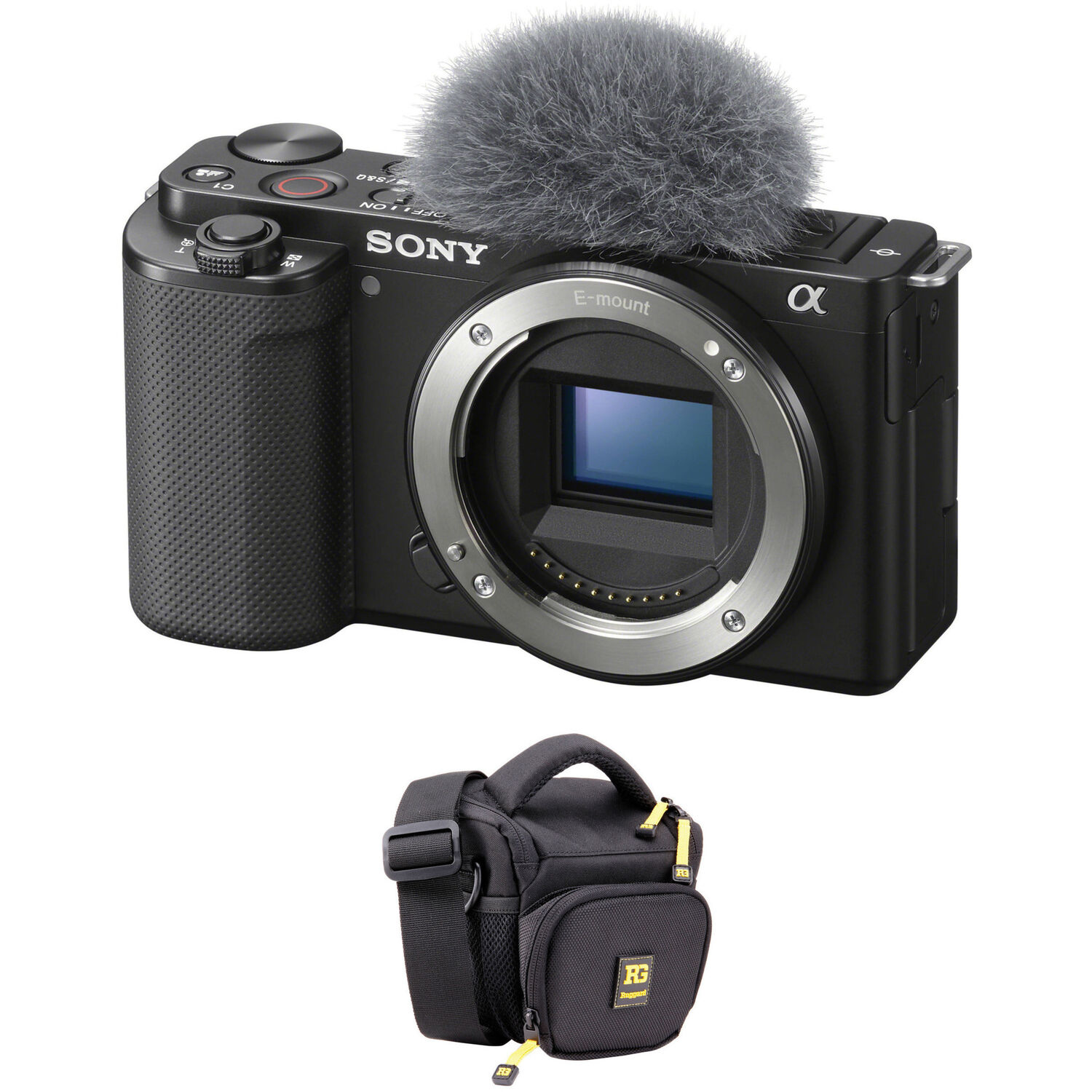 Cámara Mirrorless Sony Zv E10 y Kit con Estuche Negro