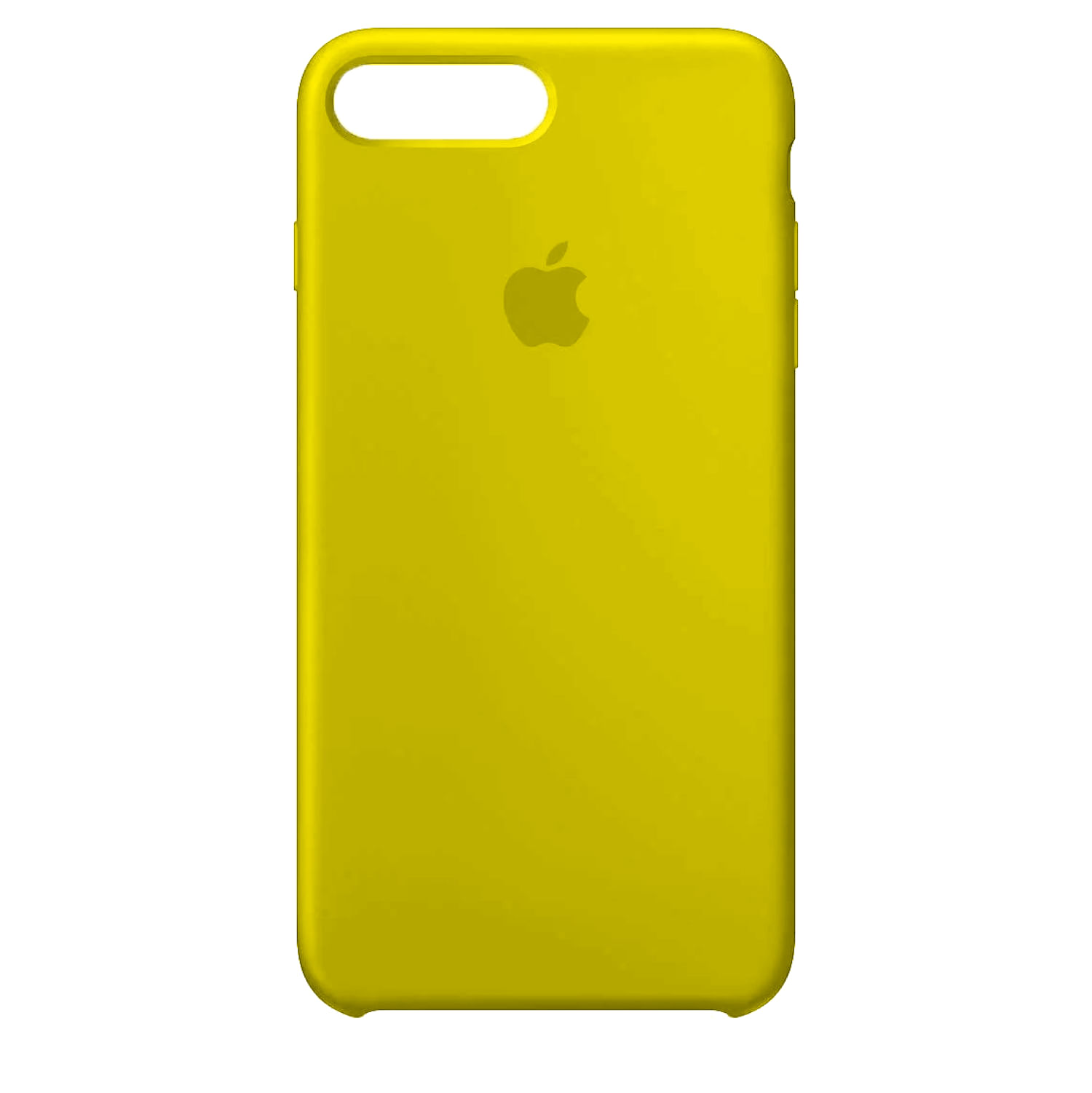 Case De Silicona Iphone 8 Plus Amarillo