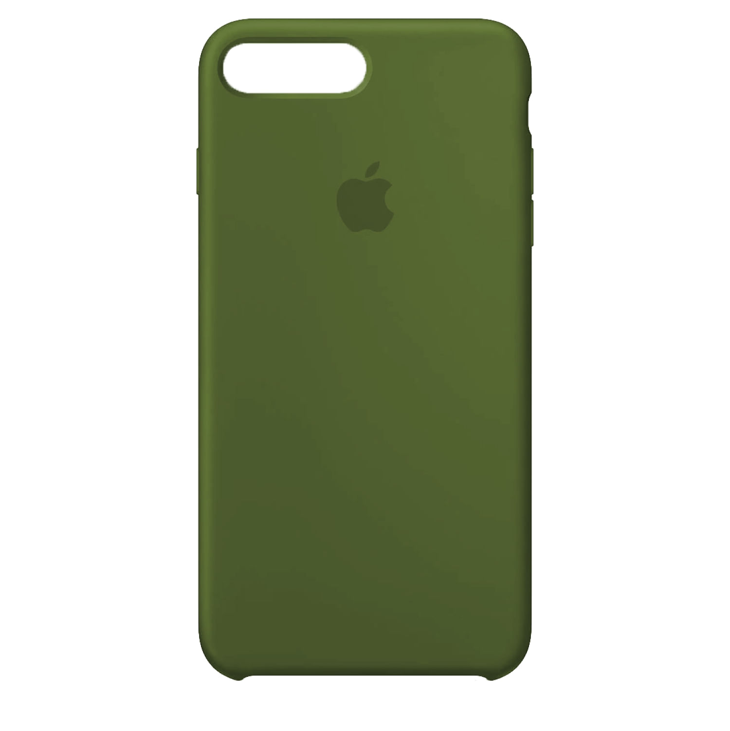 Case De Silicona Iphone 8 Plus Verde Militar