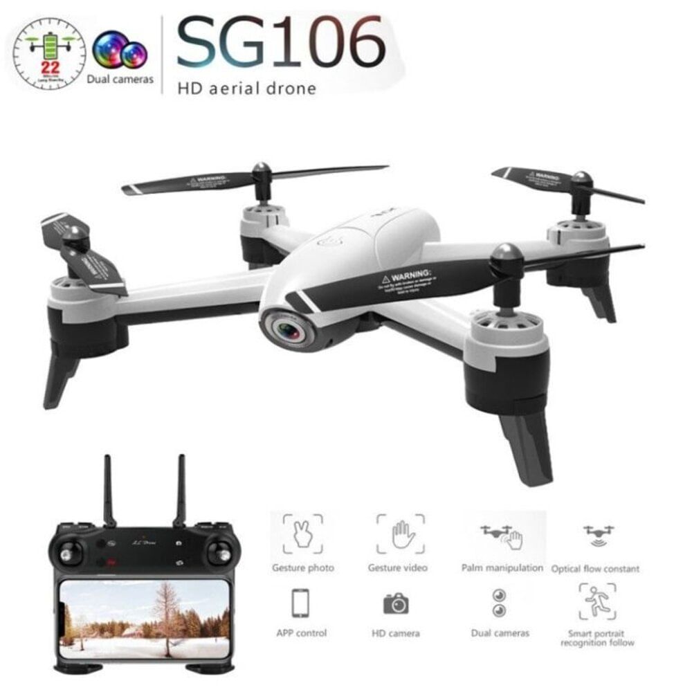 Drone Volador ZLL Sg106 Flujo Óptico Cámara Dual 4K Ultra HD WIFI