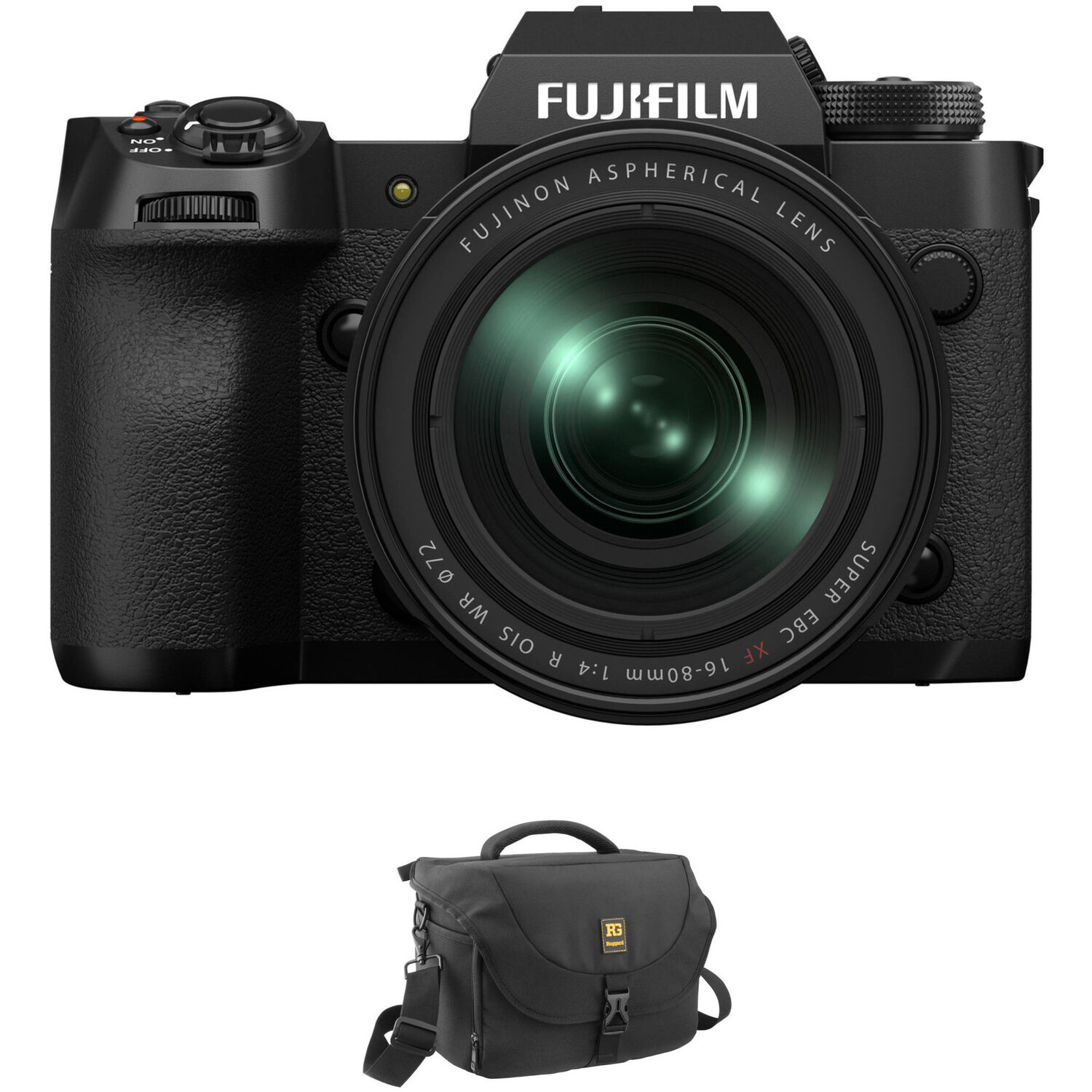 Cámara sin Espejo Fujifilm X H2 con Lente de 16 80Mm y Kit de Bolsa