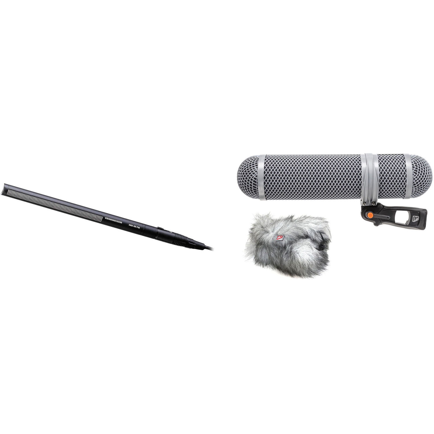 Micrófono de Cañón Resistente a La Humedad Sennheiser Mkh 416 P48U3 y Kit Rycote Super Shield