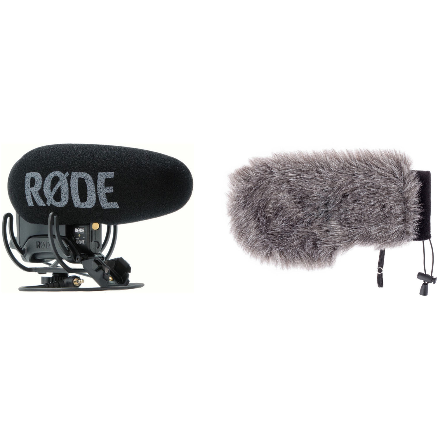 Kit de Micrófono de Cañón Rode Videomic Pro+ para Montar en Cámara con Protector de Viento Personali